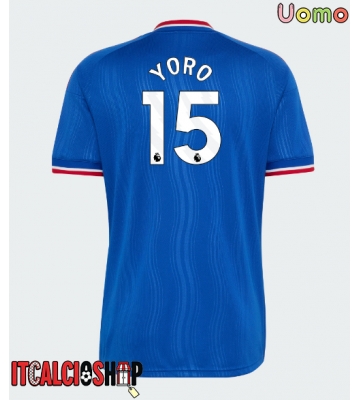 Manchester United Leny Yoro #15 Seconda Maglia 2026-27 Manica Corta